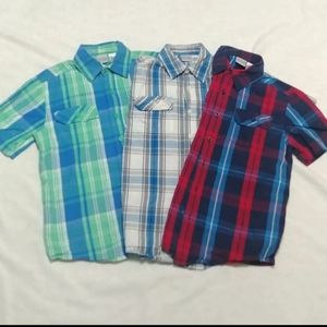 2 canyon river blues button shirts short sleeve.